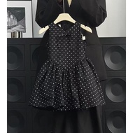 Kids Dress Girl Sleeveless Dress Kids Korean Dress Kids Polka Dot Dress