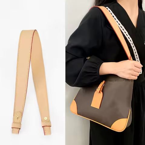 Bag Strap For LV odeon Neverfull Handle Straps Handbag Crossbody Underarm Short Shoulder Belts Geunn