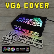 Cover VGA MINI GPU LED BACKPLATE 1color CUSTOM LOGO