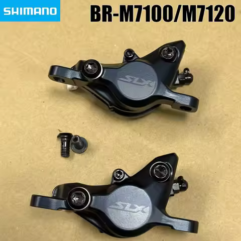 Shimano SLX M7100 & M7120 Brake Caliper Set - BR-M7100 2-Piston & BR-M7120 4-Piston for MTB Disc Bra