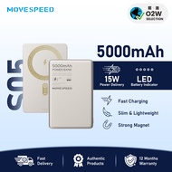 MOVESPEED Magnetic Blade 5000mAh/10000mAh Super Slim Portable Wireless Power Bank, Fast Charging USB
