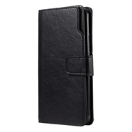 High Grade Wallet Leather Case For Samsung Galaxy S25 Ultra Plus S24 FE S10 5G Flip Cover Card Slots
