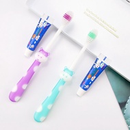[READY STOCK] Premium Quality  Kids' Toothbrush set with Toothpaste/berus gigi dan ubat gigi satu se