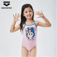 Arena ชุดว่ายน้ำวันพีชเด็กลายการ์ตูนน่ารักใส่สบายแห้งเร็วชุดว่ายน้ำป้องกันคลอรีน