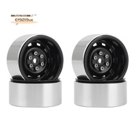 4PCS 1.9Inch Metal Beadlock Wheel Hub Rim for 1/10 RC Crawler Car