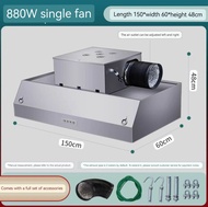 Keluli tahan karat komersial sedutan tinggi dapur dapur minyak sedutan hud ekzos dapur kayu api luar