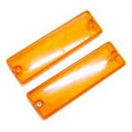 (1 Pair) Bumper Dimmer Cover NISSAN BIG M D21 1986 1995 1997 Orange Cap NAVARA D21 BIG-M BIGM Lens