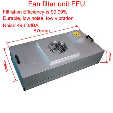 Fan Filter Unit FFU Efficient Air Purifier Filter One Hundred Laminar Flow Hood Clean-Shed 875x575x3