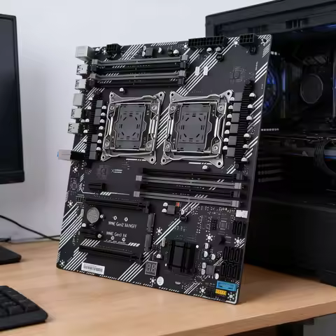 X99 Dual Desktop Motherboard 8 DDR4 Memory Slot Computer Motherboard USB 3.0 USB 2.0 M.2 NVME SATA 3
