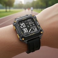 Men's SMAEL 8129 Luminous Quartz Sport Watch, Waterproof, Business Style  Jam Tangan Sukan Kuarza Le
