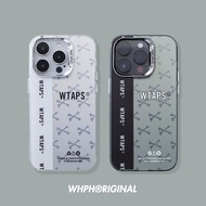 Street Wear WTAPS Apple 14 Magnetic Phone Case Shock-resistant iPhone15Promax Protective Case 13 Sui