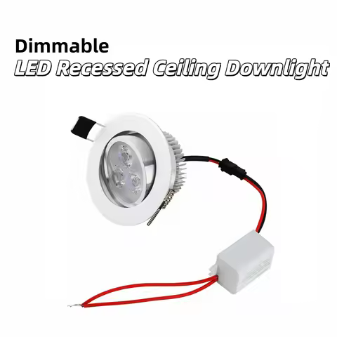 12V 6W Dimmable Led Recessed Ceiling Downlight For Room Bulbs Bedroom Spot Bulb Home Hotel Lighting 