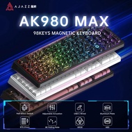 AJAZZ AK980 MAX Magnetic Keyboard Wired 0.01mm 8KHz Rapid Trigger with Numberpad Gasket Hot Swappabl