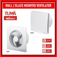 RED LABEL SPIDER CAPTAIN DC MOTOR GLASS WINDOW / WALL MOUNTED VENTILATOR EXHAUST FAN KDK PANASONIC AIREGARD TUMA