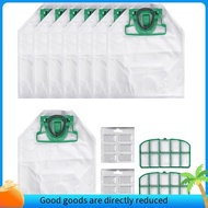【yhumh】For VK200 FP200 Parts for  Kobold Vacuum Cleaner Bag Replacement Filter 8 VK200 Bags+2 HEPA F