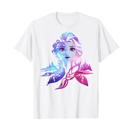 Disney Frozen 2 Elsa Two Tone Gradient Portrait T-Shirt for Boys Ages 1 - 12 Years, 8 - 10 Years, 2 
