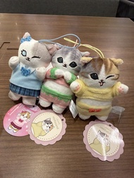 全新mofusand 鯊魚貓 吊飾景品 睡衣系列 校園風