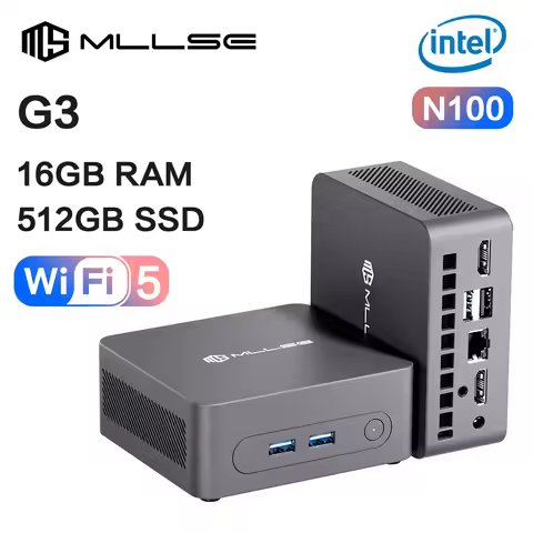 MLLSE G3 Mini PC Intel Gemini-Lake N100 Windows 11 DDR4 8GB/16GB RAM 256GB/512GB ROM WiFi 5 BT4.2 Mi