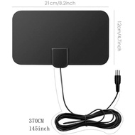 TV Aerial Newest,Freeview Indoor TV Aerial,50 Miles Digital TV Aerial 0.5mm Ultra Thin HDTV DVB-T2 A