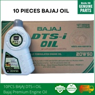10 PCS Bajaj RE DTS-i Oil 20W50 Premium Quality Genuine Oil for BAJAJ RE & Maxima Three Wheel Models