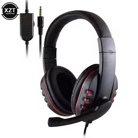 Gaming Headphones Wired with Microphone For PC Computer Laptop PS4 PS5 Play Station 4 5 for Nintendo
