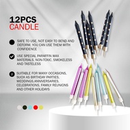 6Pcs /10Pcs /12Pcs With Hb Hook Birthday Candle Spiral Candle Birthday Party Cake Decoration Birthda