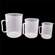 250ml/500ml/1000ml plastic beaker with handle Clear Plastic Measuring Cup Beaker for Lab Kitchen