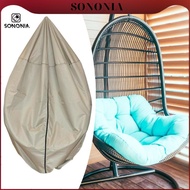 [SONONIA] Patio Hanging Egg Chair Cover with Storage Bag Outdoor Egg Swing Chair Cover