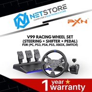 PXN V99 RACING WHEEL SET (STEERING + SHIFTER + PEDAL) FOR (PC, PS3, PS4, PS5, XBOX, SWITCH) - PXN-V9
