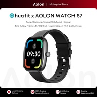 Aolon&Huafit S7 Smart Watch Man HD WA Call Customized Watch Face 100+ Sports Modes Running Pace Heal