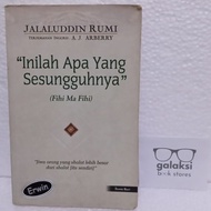 Inilah Apa Yang Sesungguhnya - Jalaluddin Rumi (Buku Preloved)