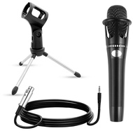 Professional Microphone Audio Dynamic Cardiod Karaoke Singing Wired Mic Music Recording Karoke Microphone