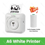 เครื่องพิมพ์เครื่องพิมพ์ไร้สาย A6 8สีเครื่องพิมพ์ภาพบลูทูธป้ายสติกเกอร์ขนาดเล็กสำนักพิมพ์