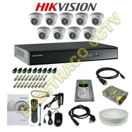 Cctv Complete Package 9-CAMERA HIKVISION 2mp
