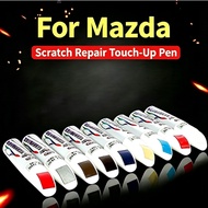 Touch Up Pen For Mazda Scratch Repai Car Paint Remover 25D Snowflake White 46V Soul Red 47C Machine 