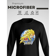 MICROFIBER DRAGON BALL jersey baju pancing muslimah motor sport man long sleeves tshirt lelaki jersi