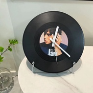 NetEase Cloud Simulation Gramophone Record GraffitidiyBirthday Gift Decoration Clock Decoration Jay Chou Disc Cross-Bord