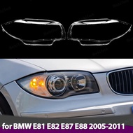 Car Transparent Housing Front Headlights Lens Shell Cover Glass Lampcover Lampshade For BMW 1 Series