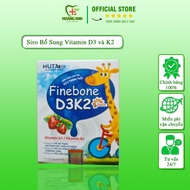 Finebone D3K2 HUTA - Vitamin D3 and K2 Supplement Syrup HOANG ANH PHARMACY Helps Enhance Calcium Abs