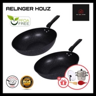 SET KUALI MEMASAK AELINGER HOUZ DUAL NITRI NON-STICK