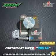 Moto1 Pen 14 Forged Piston Kit Size 58/58.5/59/60/61/62/6364/65/66/67/68/69/70/71/72 MM Raw Piston F
