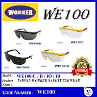 WE100- TAIWAN WORKER PREMIUM SAFETY EYEWEAR SAFETY GOGGLES WE100C WE100B WE100IO WE100IR
