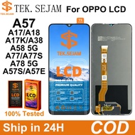 TEK.SEJAM Original LCD For OPPO A57 A17 A17K A18 A38 A77S A78 LCD Touch Screen Assembly Replacement