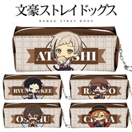 Anime Zipper Pencil Case Stationery Pencil Case Bungou Stray Dog Sailor Moon Dragon Ball JOJO Qi #BA