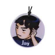 Limited JAY chou joint Compatible with EZ-link machine Singapore Transportation Charm/Card Round（Expiry Date:Aug-2029）