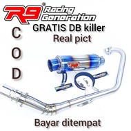 Knalpot Racing R9 Vixion Satria fu Sonic CBR CB150 R15V2 R15V3 GSX VERZA Byson dan masih banyak lag