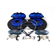 SPOON 4 POT -  2 piece type rotor Caliper Brake Kit for HONDA JAZZ GK CITY GN GM CIVIC EK EG B SERIE
