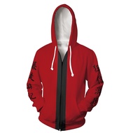 ♂Anime Tokyo Revengers Tenjiku Izana Kurokawa 3D Printed Cosplay Costume Zip Up Hoodie