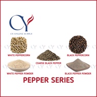 100G LADA HITAM/LADA PUTIH | SARAWAK PEPPERCORN WHITE/BLACK COARSE PEPPER| SARAWAK PEPPER POWDER WHI
