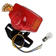 Motorcycle Brake Tail Light Tail Light Assembly with Bulb for  CT70 CT90 CT125 XL70 CL70 CL90 Jialin
